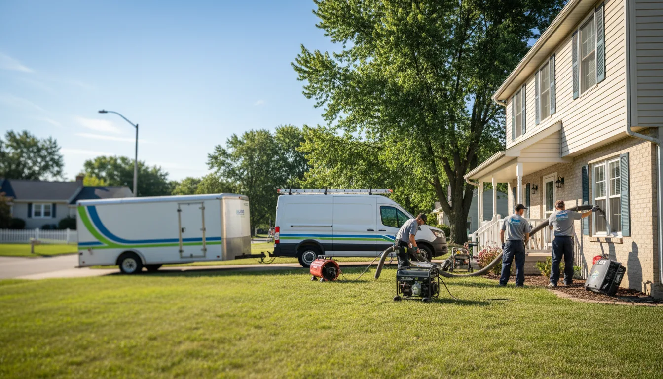 Flooded Basement Restoration And Cleanup With Repair in Delphos, KS near me